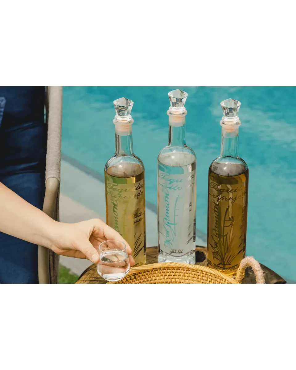 Poolside lifestyle shot from the Tequila Don Ramón campaign at a Los Angeles location